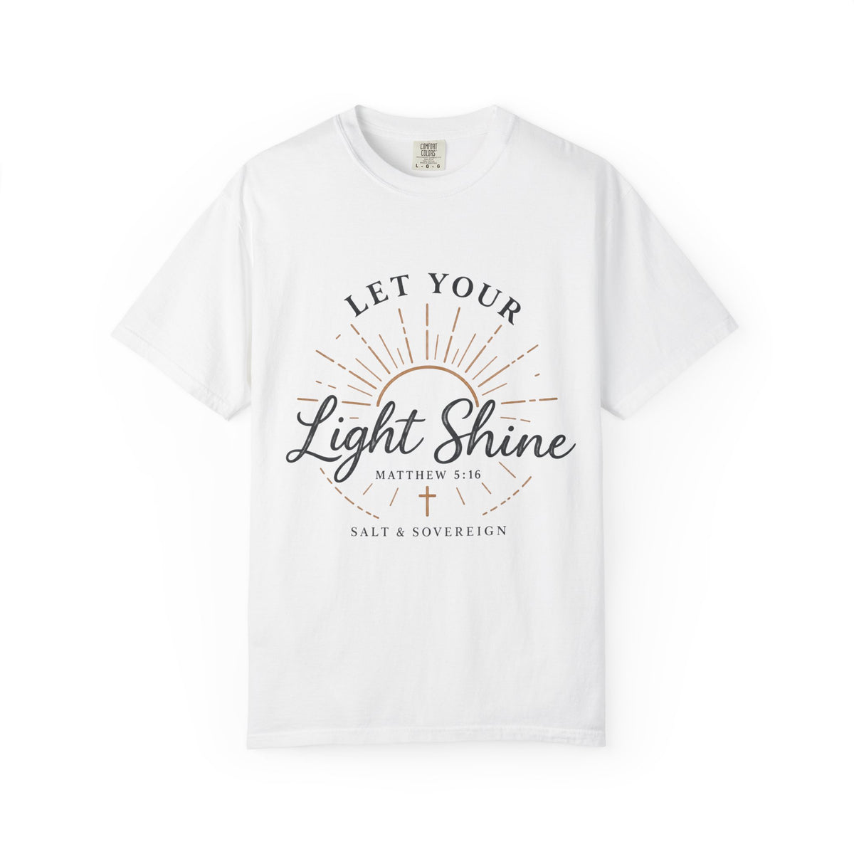 Let Your Light Shine Christian T-Shirt — Matthew 5:16 Inspirational Tee