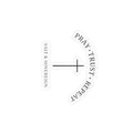 Pray • Trust • Repeat Vinyl Decal — Faith Cross Kiss-Cut Sticker